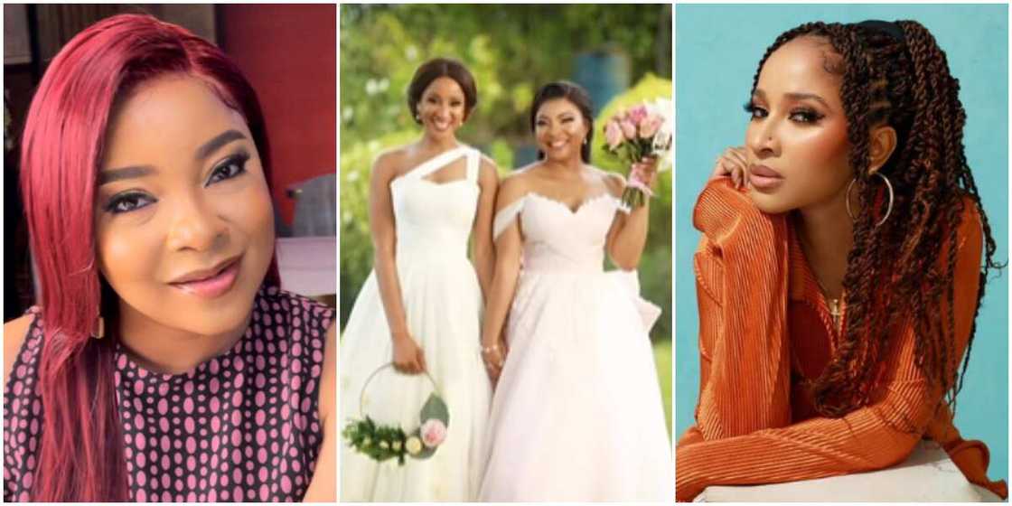 Adesua and Linda Adesua and Linda