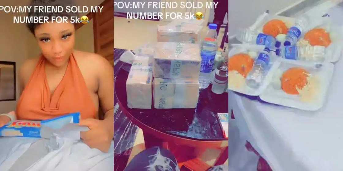 Lady sells number for 5k Lady sells number for 5k