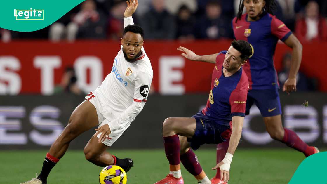 Chidera Ejuke scored a goal for Sevilla during the weekend.