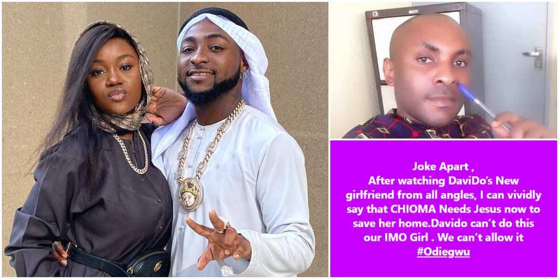 Chioma needs Jesus to save her home, concerned man wades into Davido's relationship drama Chioma needs Jesus to save her home, concerned man wades into Davido's relationship drama