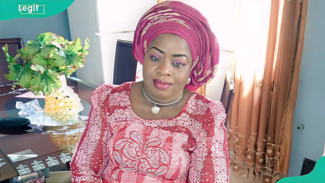 Bimbo Alase in the office