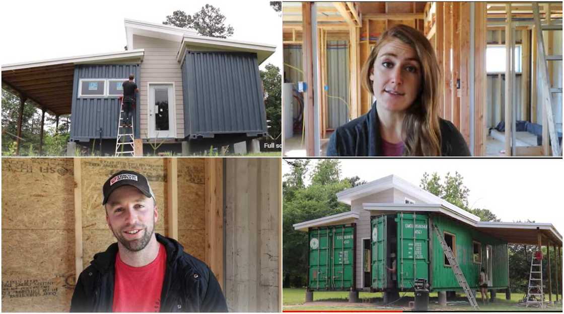 Man teams up with wife to build shipping container home Man teams up with wife to build shipping container home