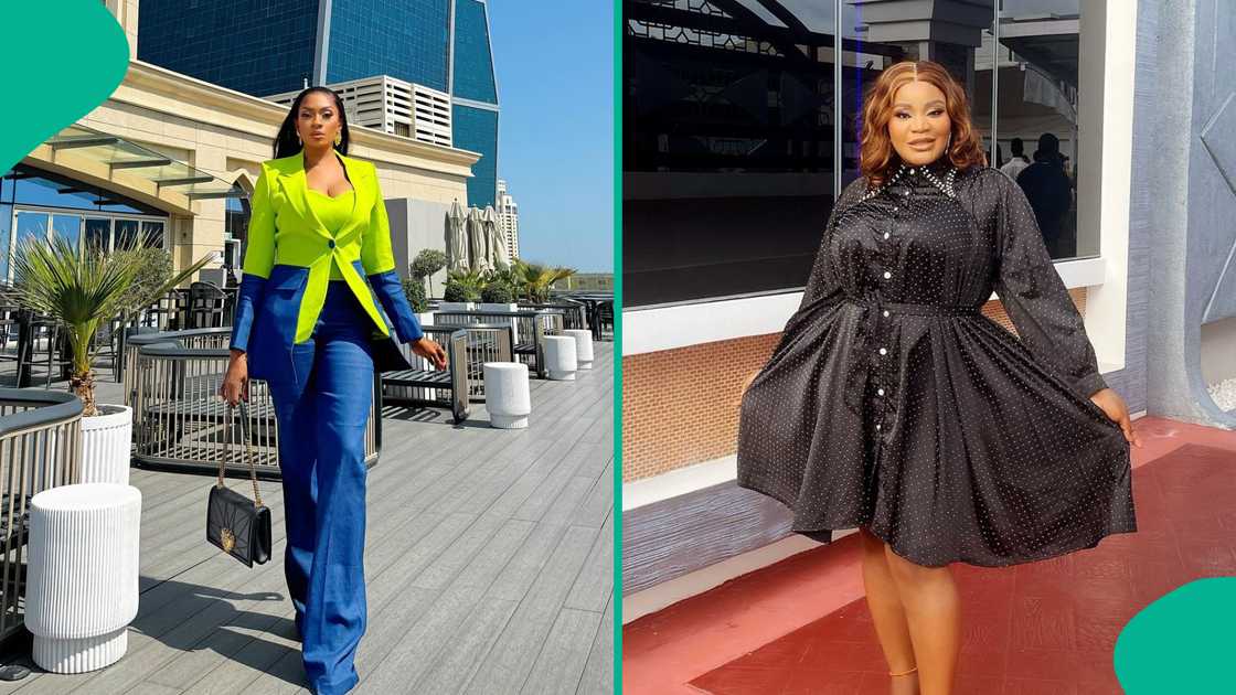 Uche Ogbodo blows hot online, calls May Edochie's fans toxic. Uche Ogbodo blows hot online, calls May Edochie's fans toxic.