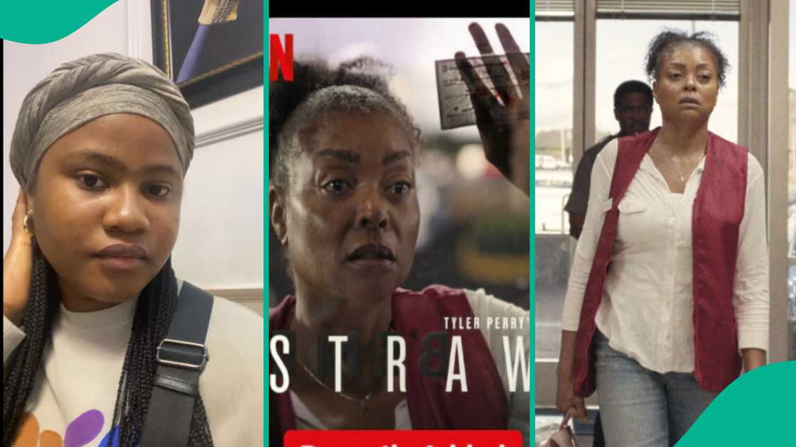 Lady weeps after watching Tyler Perry's Straw. Lady weeps after watching Tyler Perry's Straw.