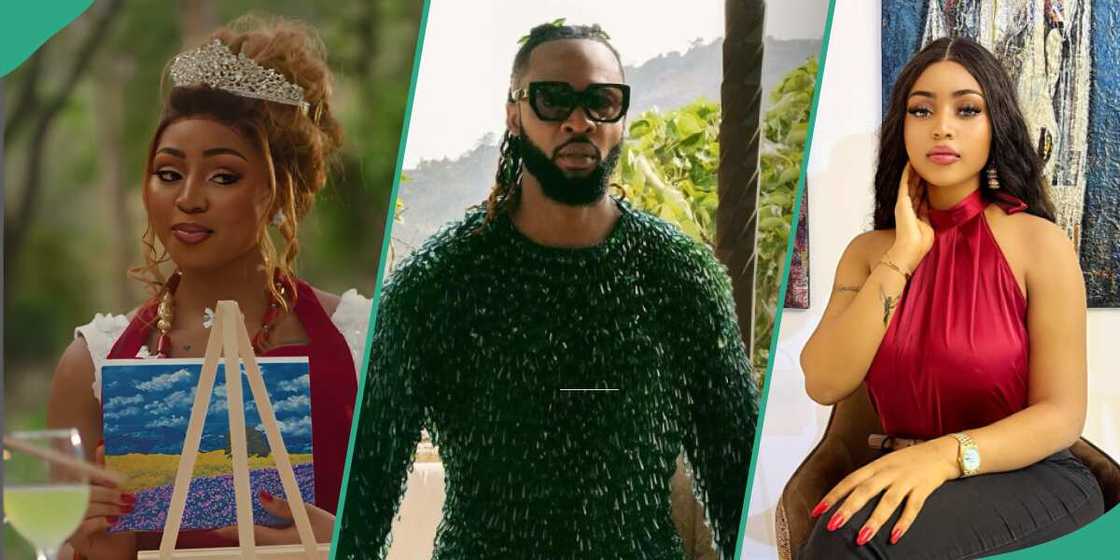 Regina Daniels in Flavour's 'Nwunye Odogwu' video, Flavour, Regina Daniels