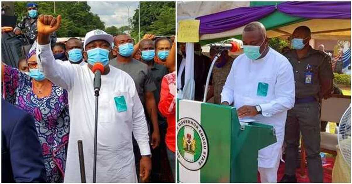 Governor Ifeanyi Ugwuanyi rebuilds two mosques for Muslim community in Nsukka Governor Ifeanyi Ugwuanyi rebuilds two mosques for Muslim community in Nsukka