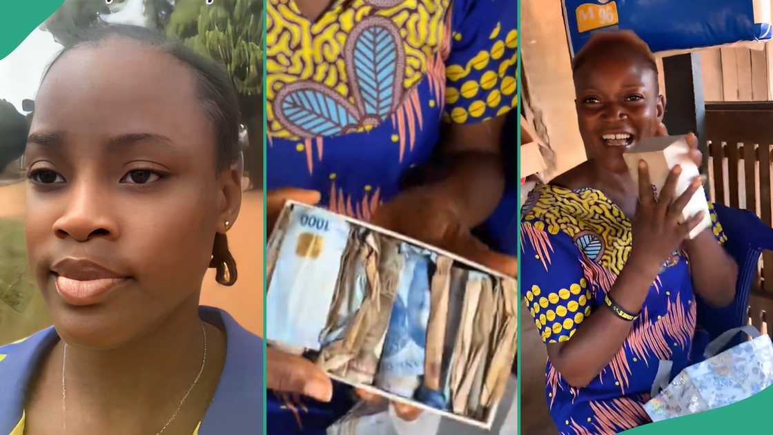 Lady saves N300k for her mother. Lady saves N300k for her mother.