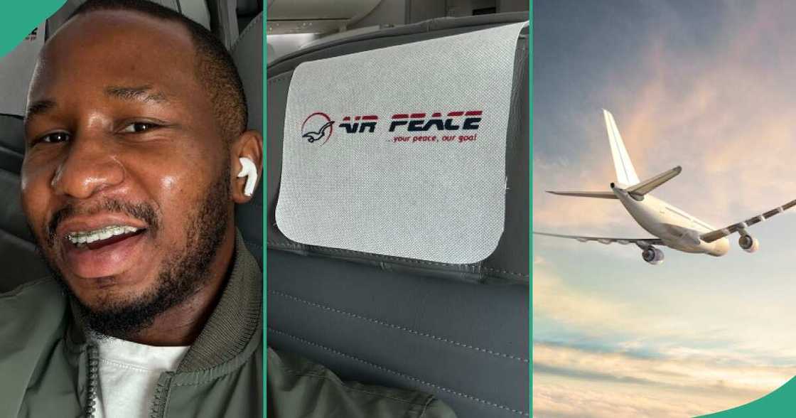 Man says Air Peace Flight was not full.