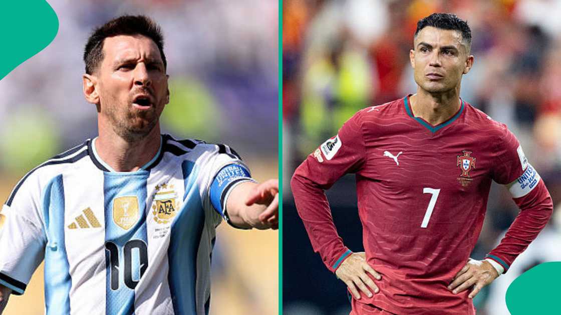 Lionel Messi, Cristiano Ronaldo, Jay Jay Okocha, GOAT