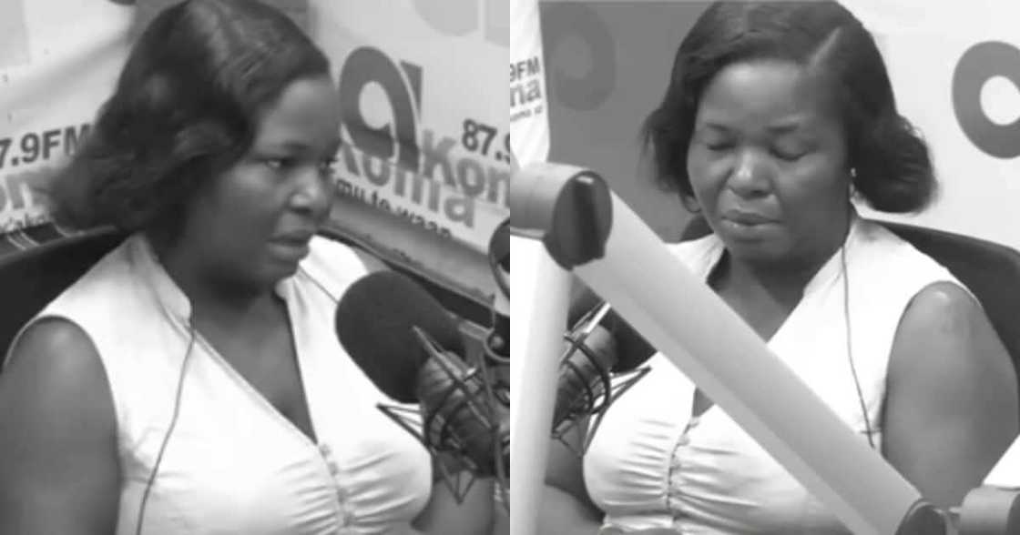 Woman narrates sad story Woman narrates sad story