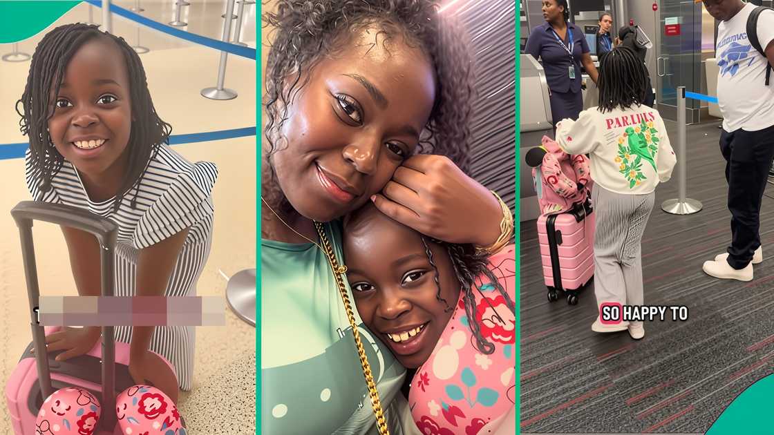 Mother Puts 6-year-Old Daughter on Plane As She Travels Alone to London, Video Sparks Reactions Mother Puts 6-year-Old Daughter on Plane As She Travels Alone to London, Video Sparks Reactions