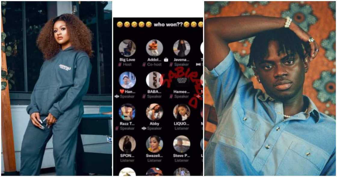 Photos of Phyna, Bryann and Twitter space discussion Photos of Phyna, Bryann and Twitter space discussion