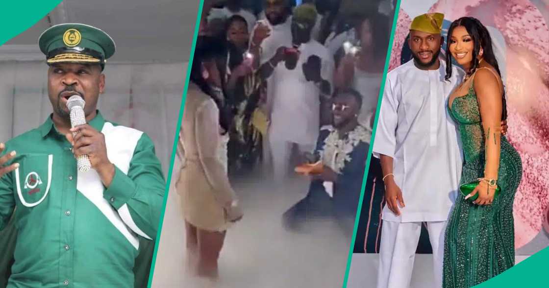 MC Oluomo's daughter's Ayinke gets engaged at her 30th birthday party in Atlanta, United States. MC Oluomo's daughter's Ayinke gets engaged at her 30th birthday party in Atlanta, United States.