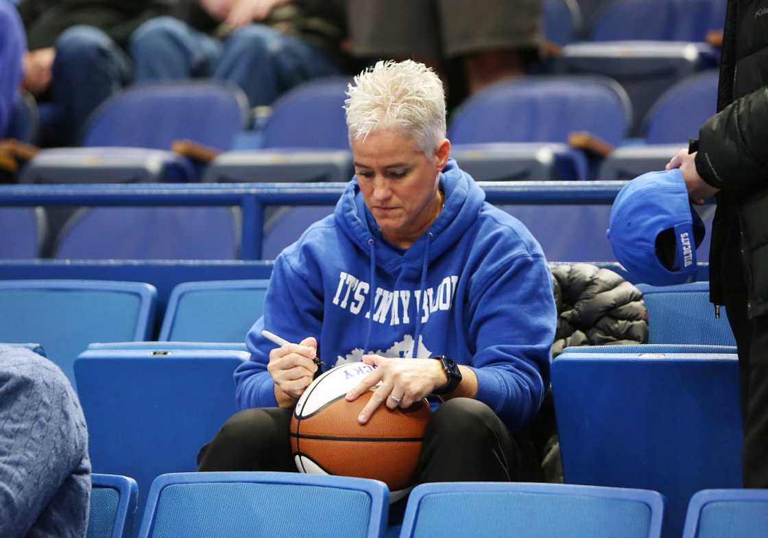 Stacey Reed Sheppard at Rupp Arena in Lexington, KY.