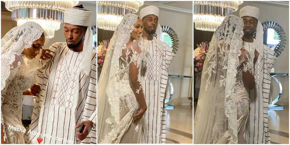 Lovely photos from wedding ceremony of Atiku, Ribadu's children Fatima and Aliyu Lovely photos from wedding ceremony of Atiku, Ribadu's children Fatima and Aliyu