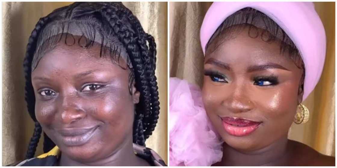 Makeup transformation Makeup transformation