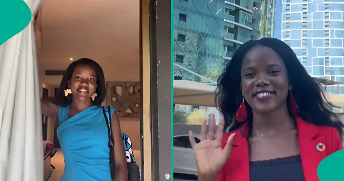 Lady who danced with travelling bag in Hallelujah challenge gets US Visa