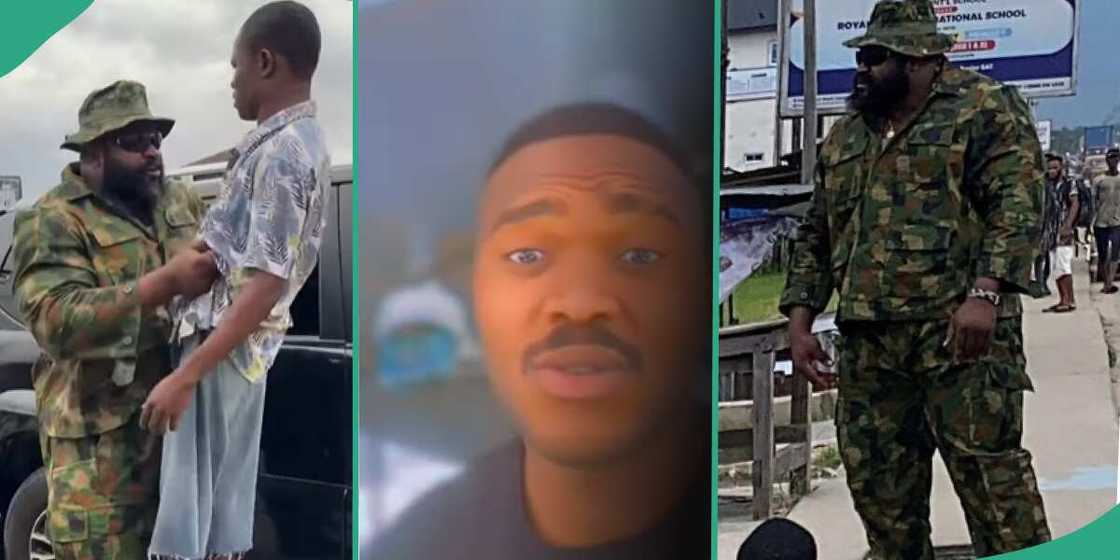 Kizz Daniel's bouncer wanted by Nigerian soldier.