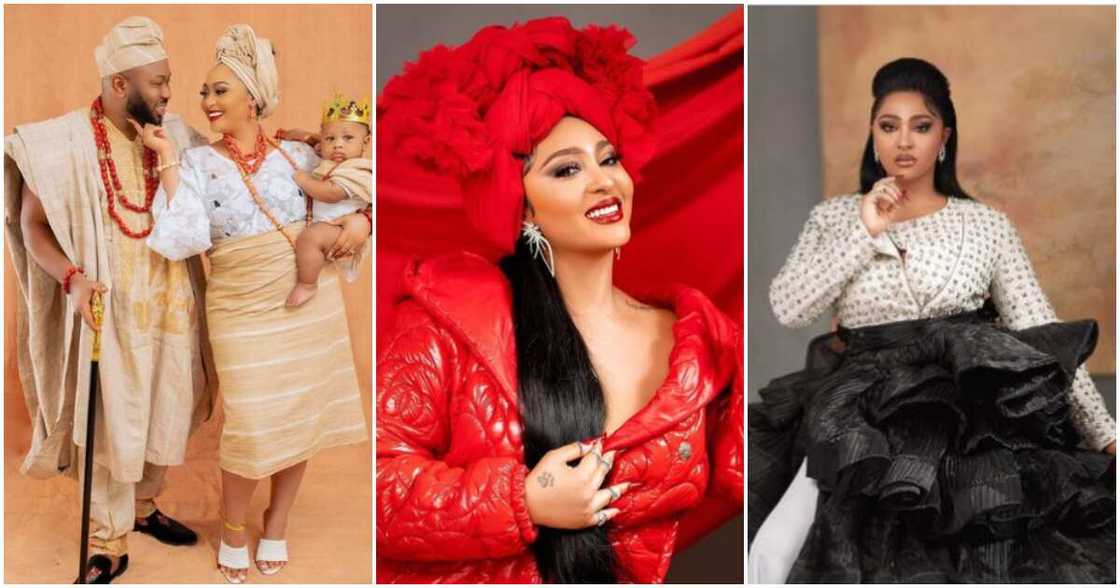 Olakunle Churchill celebrates wife Rosy Meurer