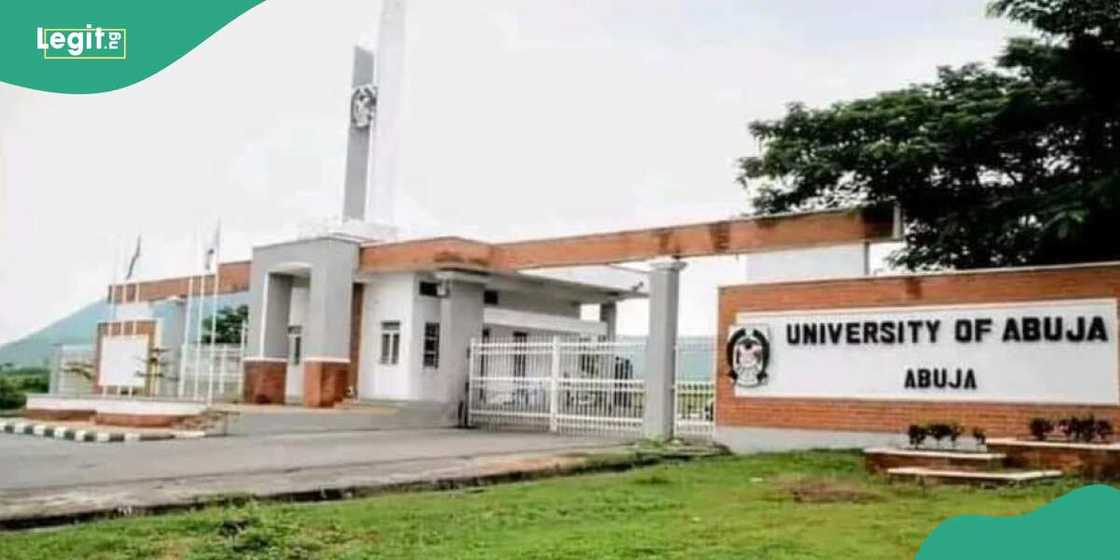 The main gate of the University of Abuja, FCT The main gate of the University of Abuja, FCT