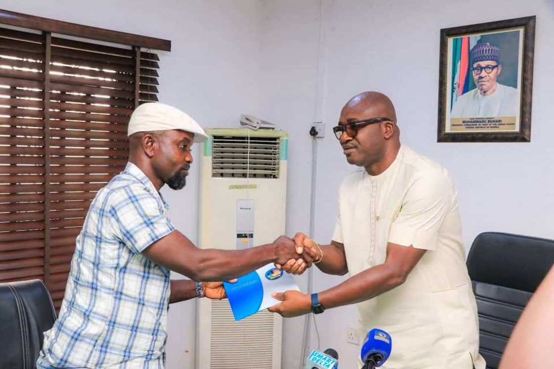 Nigerian Senate, Ejiro Otarigho, President Muhammadu Buhari, Delta state, Ifeanyi Okowa Nigerian Senate, Ejiro Otarigho, President Muhammadu Buhari, Delta state, Ifeanyi Okowa