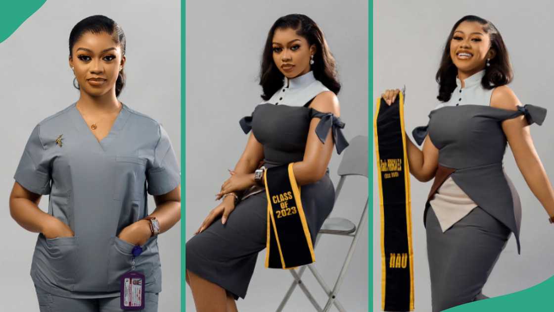 Lady graduates from school as a radiographer. Lady graduates from school as a radiographer.