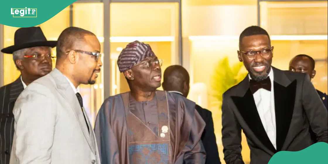 Lagos State Governor Babajide Sanwo-Olu at the 10th anniversary celebration of Flutterwave.