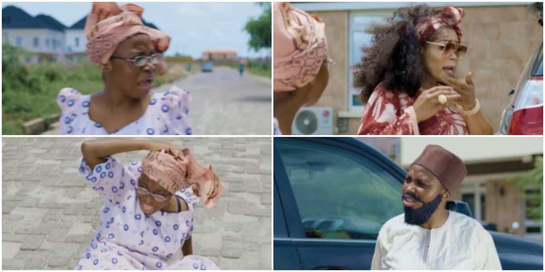 Comedian Taaooma Lands 50-Year-Old Shaffy Bello 'Hot Slap' in Hilarious Skit