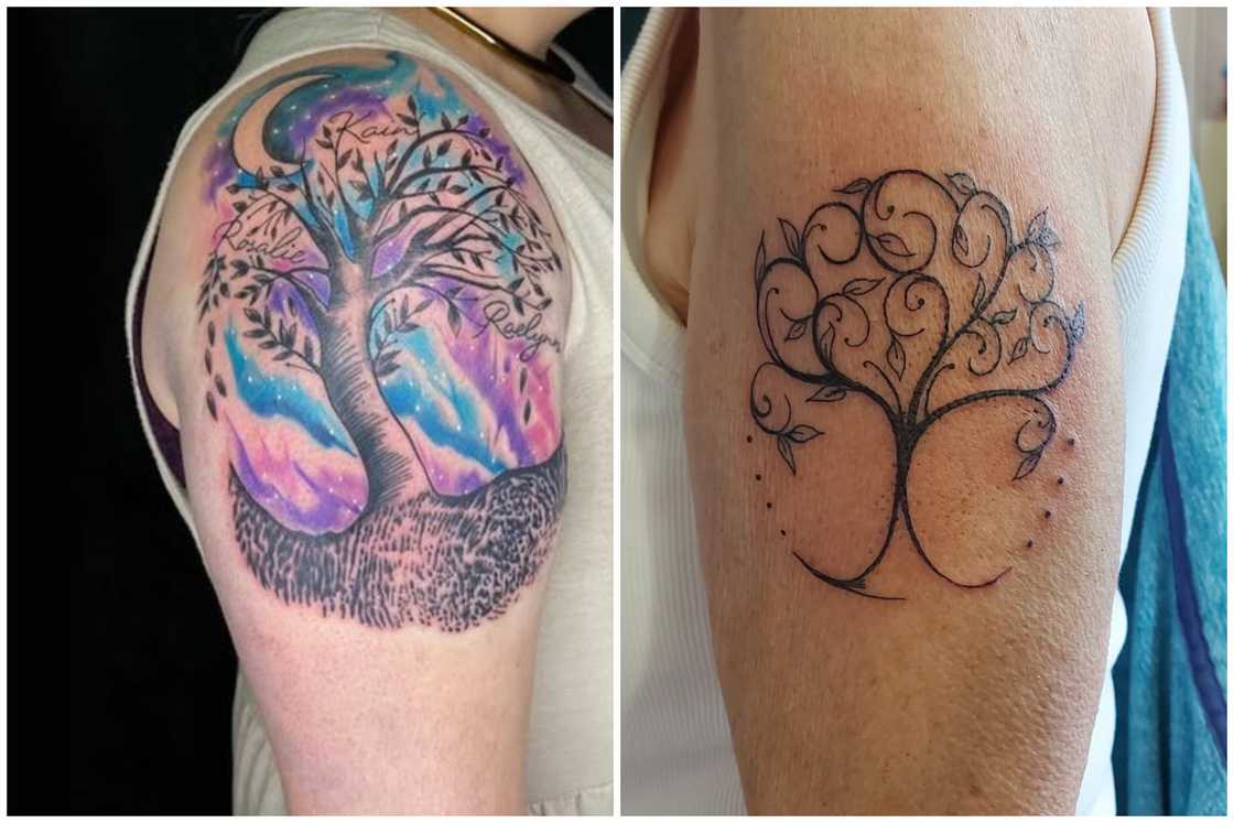 Feminine Tree of Life tattoo