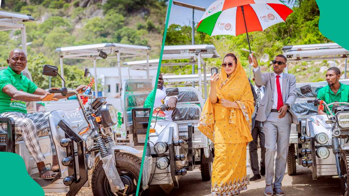 Senator Natasha Akpoti gives electric vehicles to over 100 beneficiaries in Kogi Senator Natasha Akpoti gives electric vehicles to over 100 beneficiaries in Kogi
