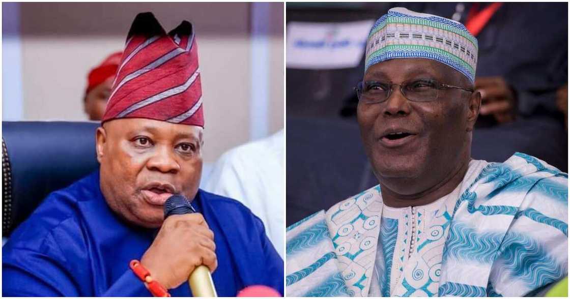 2023 presidential election, PDP, Osun state, Atiku Abubakar, Ademola Adeleke