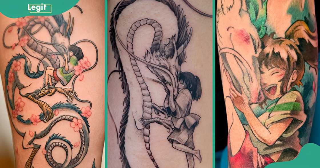 Chihiro and Haku tattoo Chihiro and Haku tattoo