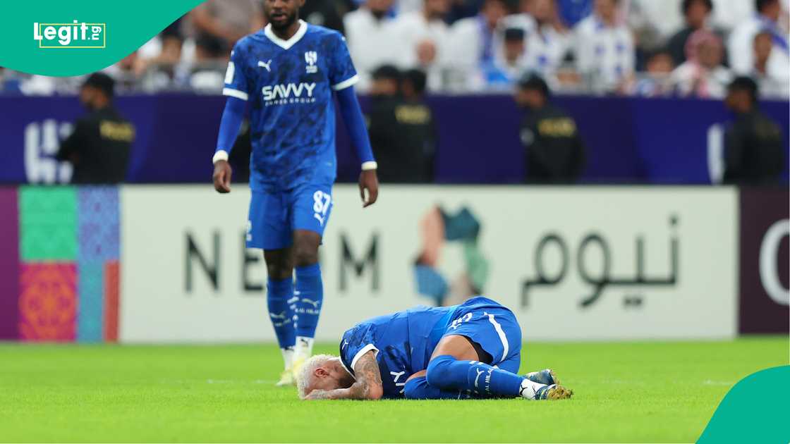 Neymar, Al-Hilal, Esteghlal, AFC Champions League, Kingdom Arena, Riyadh, Saudi Arabia. Neymar, Al-Hilal, Esteghlal, AFC Champions League, Kingdom Arena, Riyadh, Saudi Arabia.