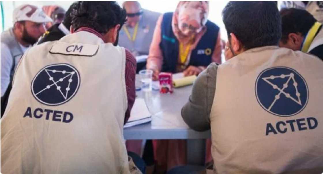 Ma'aikatan kungiyar Sa kai na ACTED Ma'aikatan kungiyar Sa kai na ACTED