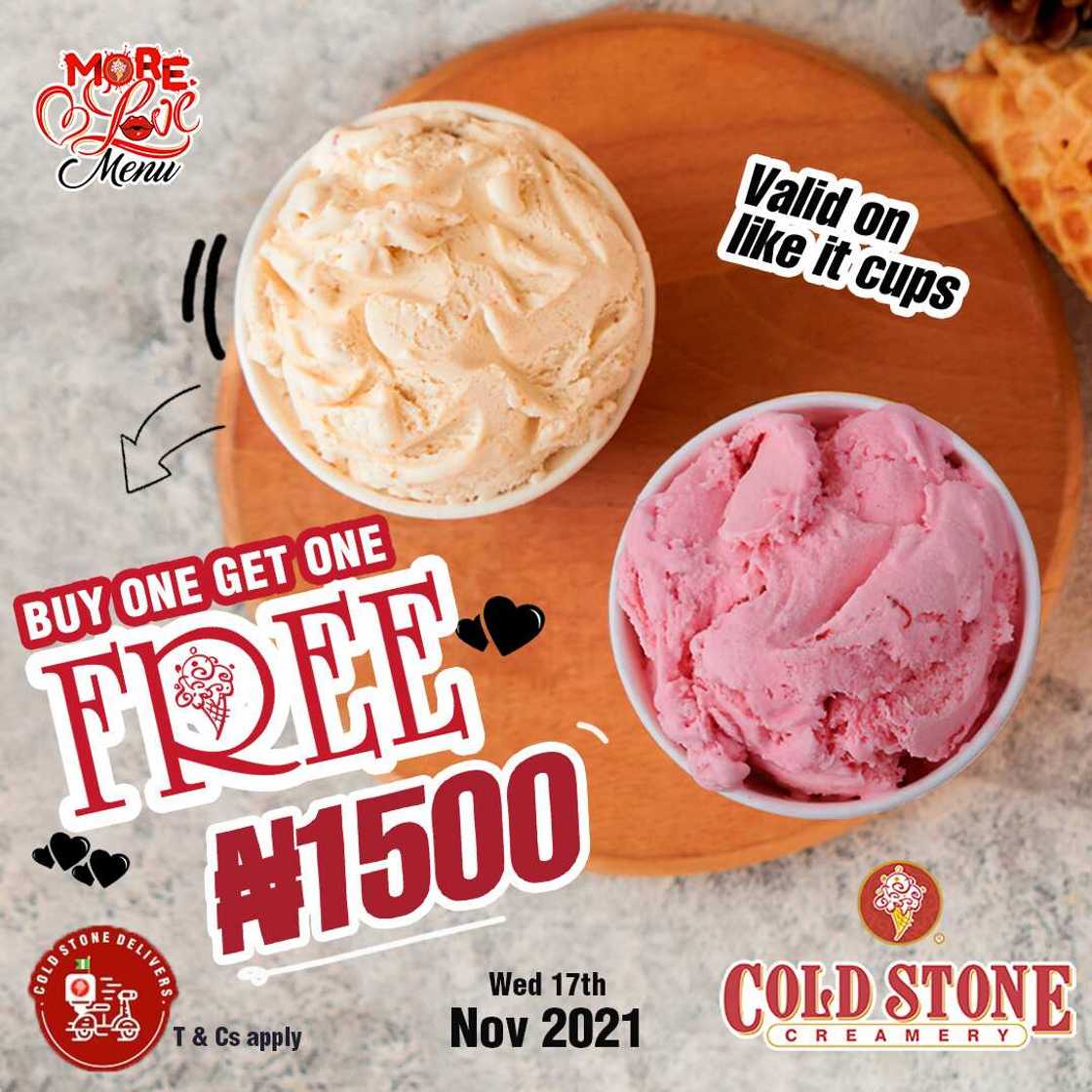 It's a Creamtastic November at Cold Stone Creamery Outlets It's a Creamtastic November at Cold Stone Creamery Outlets