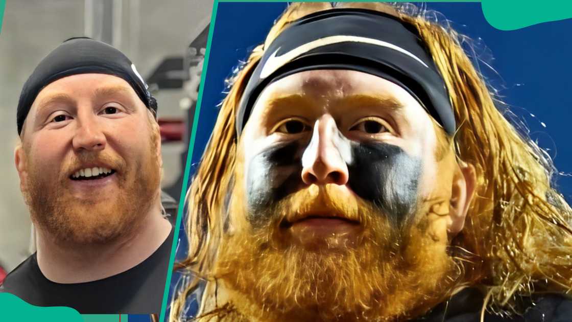 Bucky Williams at Velocity Sports Performance Charlotte (L). The NFL player during a game at The Chargers (R) Bucky Williams at Velocity Sports Performance Charlotte (L). The NFL player during a game at The Chargers (R)