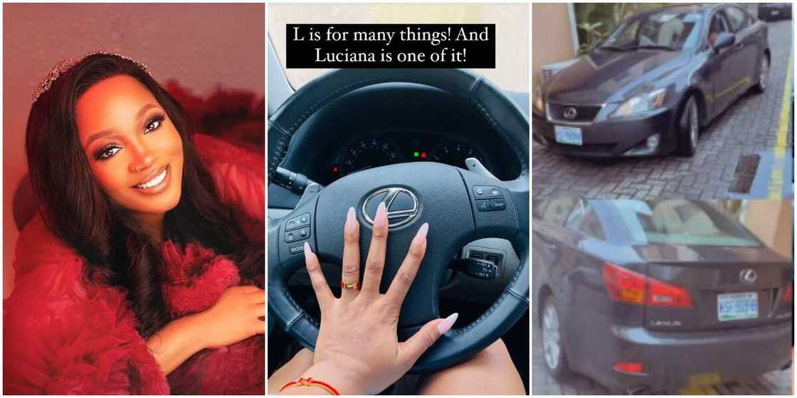 BBNaija's Lucy cops new Lexus ride. BBNaija's Lucy cops new Lexus ride.