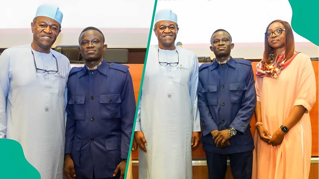 NELFUND officials celebrate LAUTECH top student during special honour event NELFUND officials celebrate LAUTECH top student during special honour event