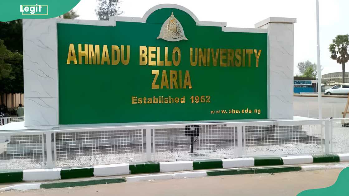Ahmadu Bello University signage Ahmadu Bello University signage