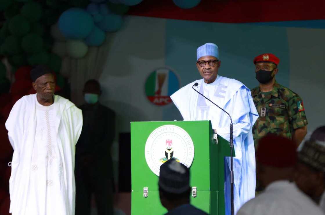 Shugaban ƙasa, Muhammadu Buhari. Shugaban ƙasa, Muhammadu Buhari.