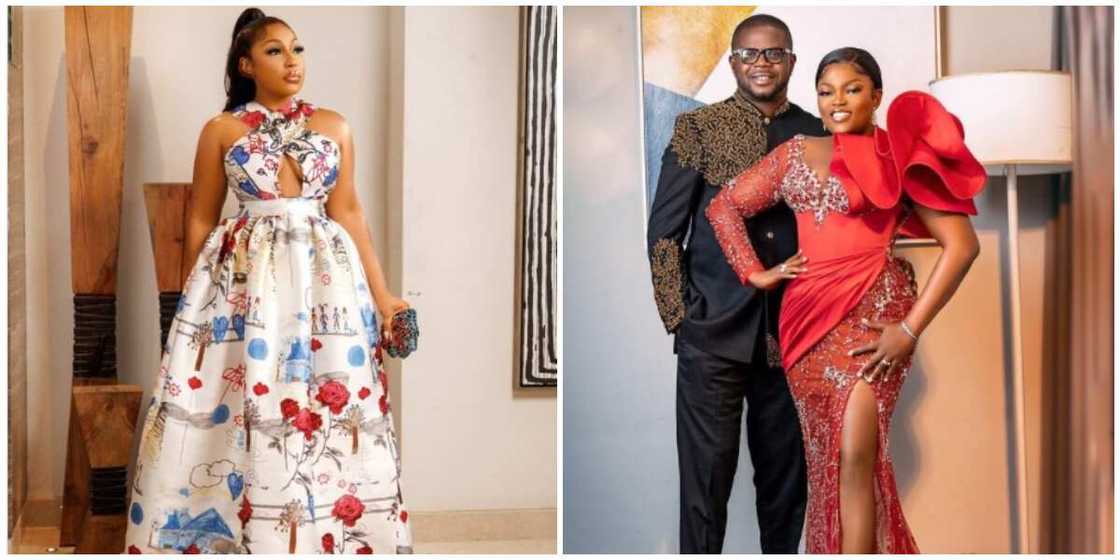 Photos of Rita Dominic, Funke Akindele and JJC. Photos of Rita Dominic, Funke Akindele and JJC.