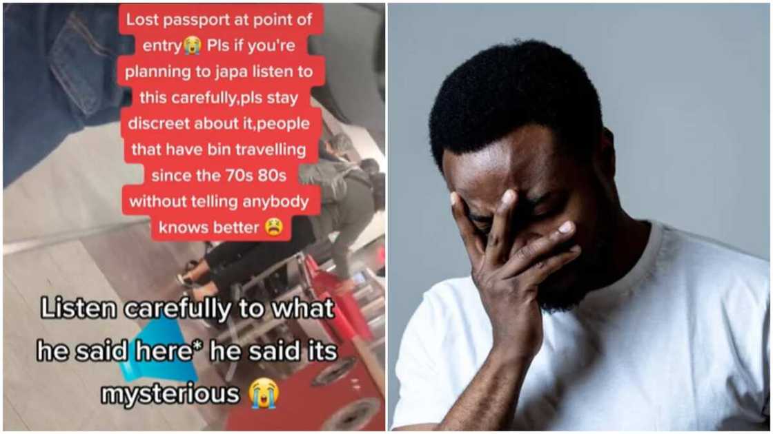 Travelling abroad as Nigerian/man lost his passport at airport. Travelling abroad as Nigerian/man lost his passport at airport.