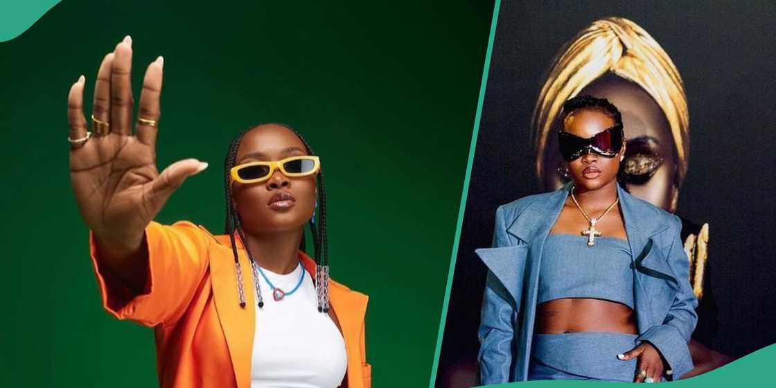 BBNaija's llebaye fights a troll. BBNaija's llebaye fights a troll.
