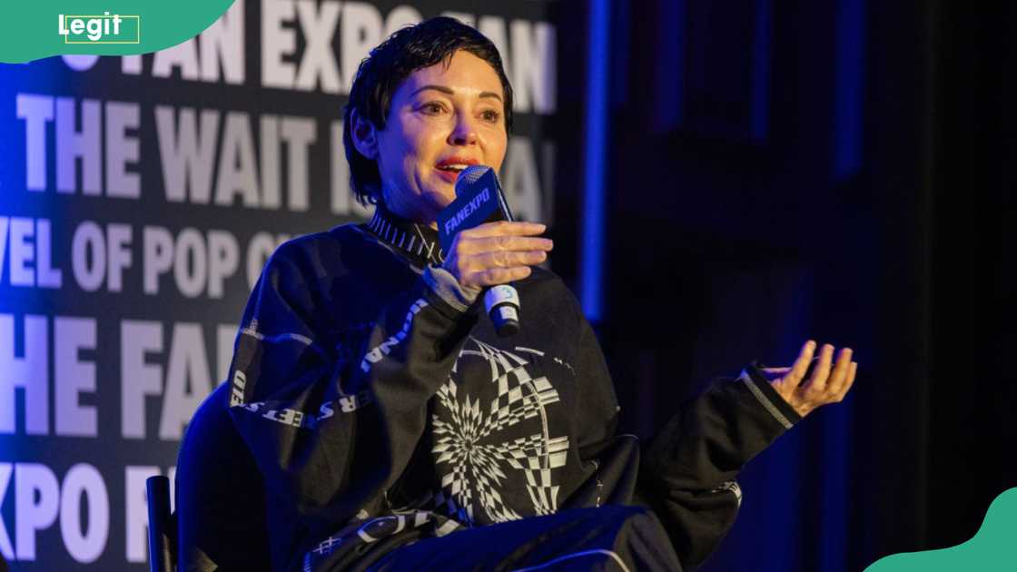 Rose McGowan at Donald E. Stephens Convention Centre