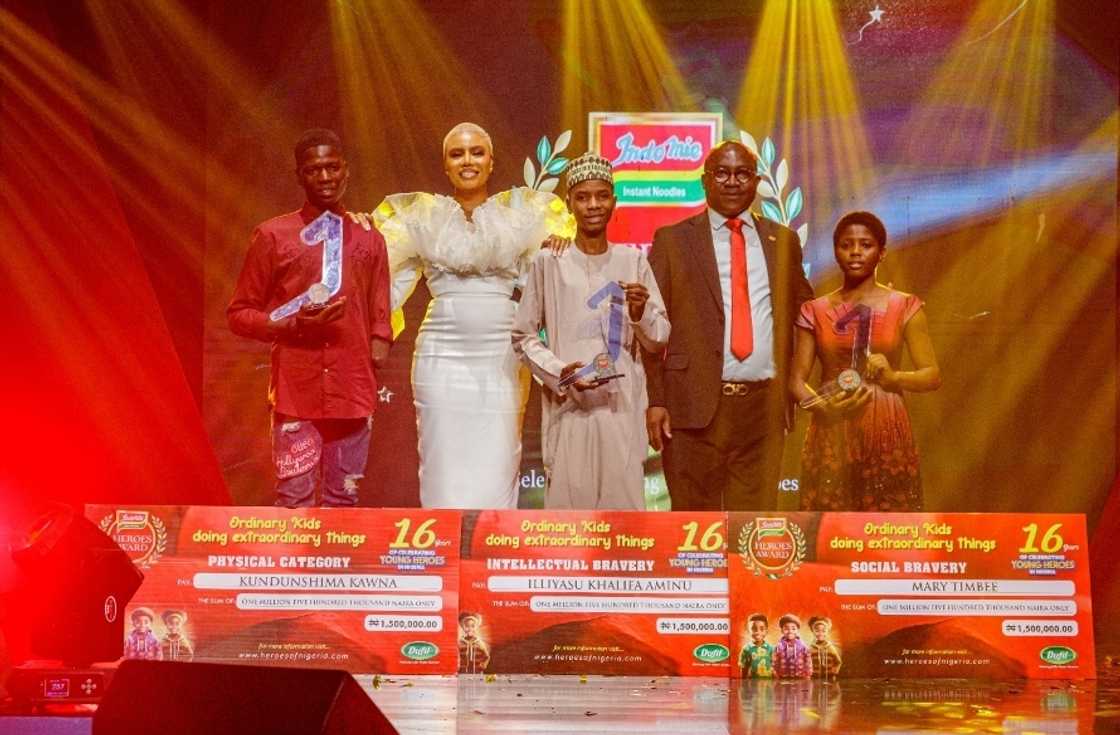 Indomie Heroes Awards Unveil 3 remarkable Kids as Winners Indomie Heroes Awards Unveil 3 remarkable Kids as Winners