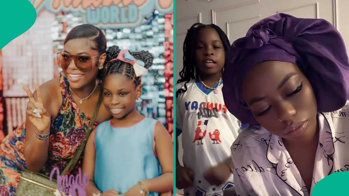 Davido's daughter Imade fluently speaks French.