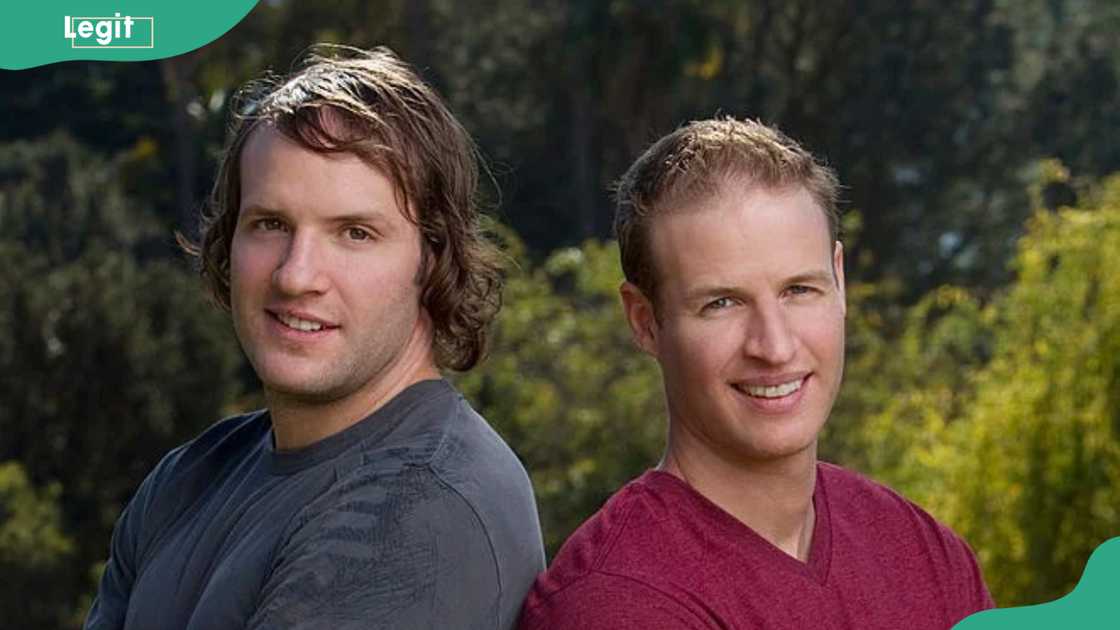 Hockey brothers Bates and Anthony Battaglia of THE AMAZING RACE