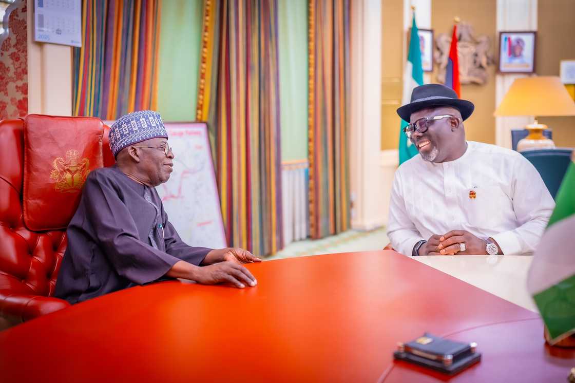 Tinubu ya gana da gwamnan jihar Delta, Sheriff Oborevwori