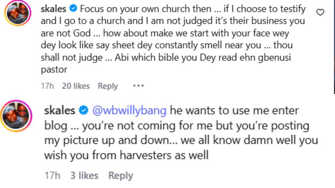 Skales confronted Pastor Harrison Ayintete after the cleric publicly criticised his viral church testimony, telling him to focus on his own ministry instead of judging others