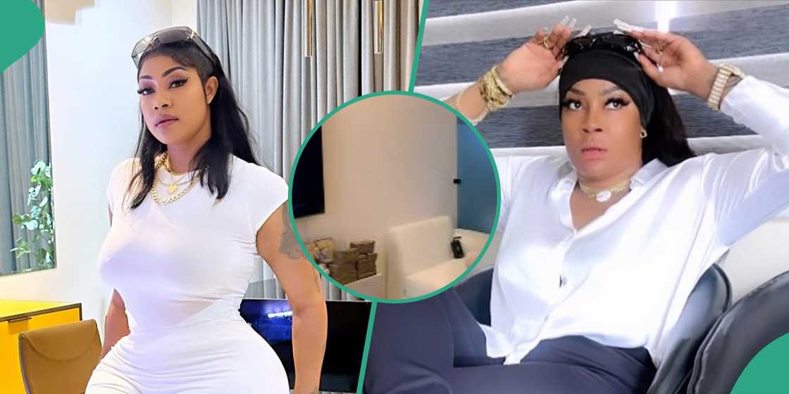Angela Okorie shares with news with her fans. Angela Okorie shares with news with her fans.